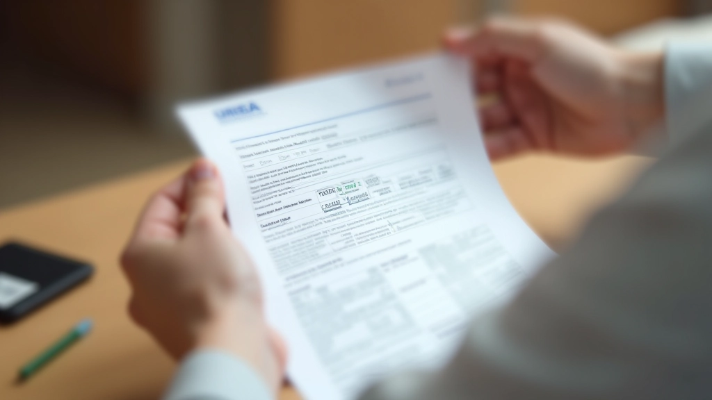 Ruka drží formulář IOLDP od ČSSZ s důležitými informacemi o pojištění