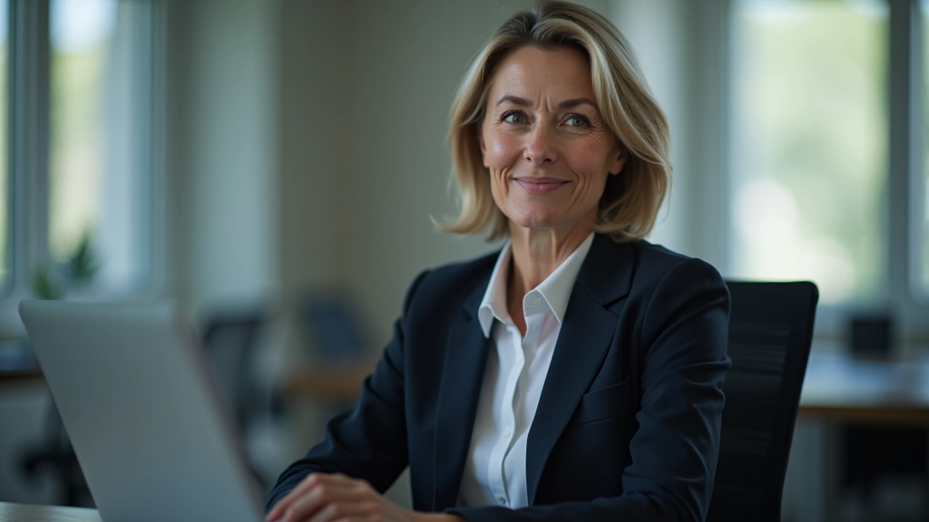 Pracovnice ČSSZ v kanceláři s počítačem a dokumenty týkajícími se pojistných dob